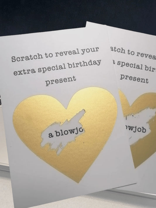 Scratch & Flirt – for Hilarious Birthday Scratch Card